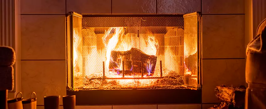 Mendota Hearth Landscape Fireplace Installation in Helena, Montana