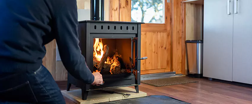 Open Hearth Wood Fireplace Installation in Helena, MT